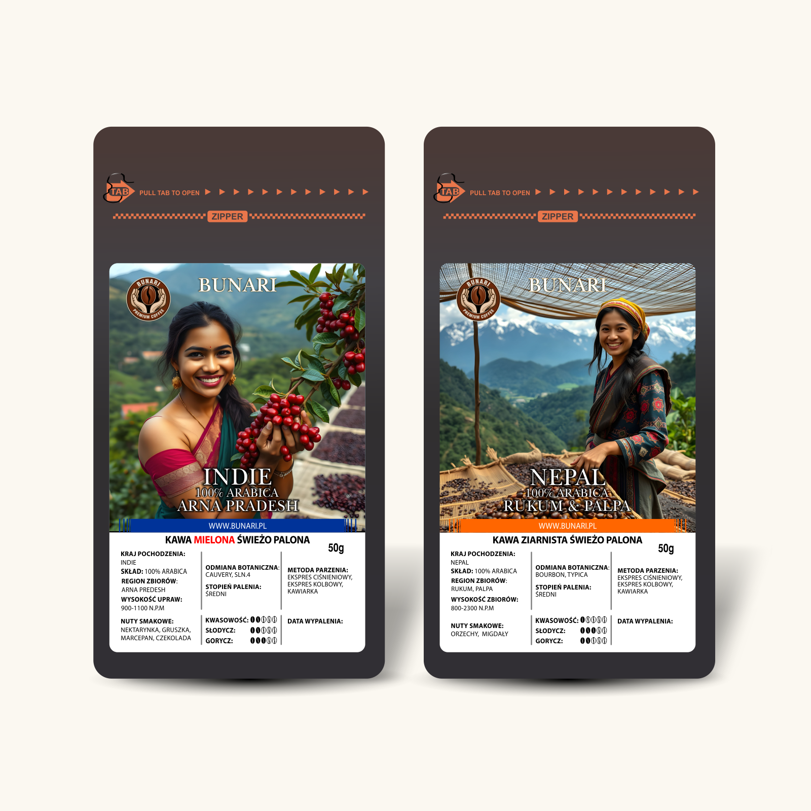 Próbki Azja (2x50G)