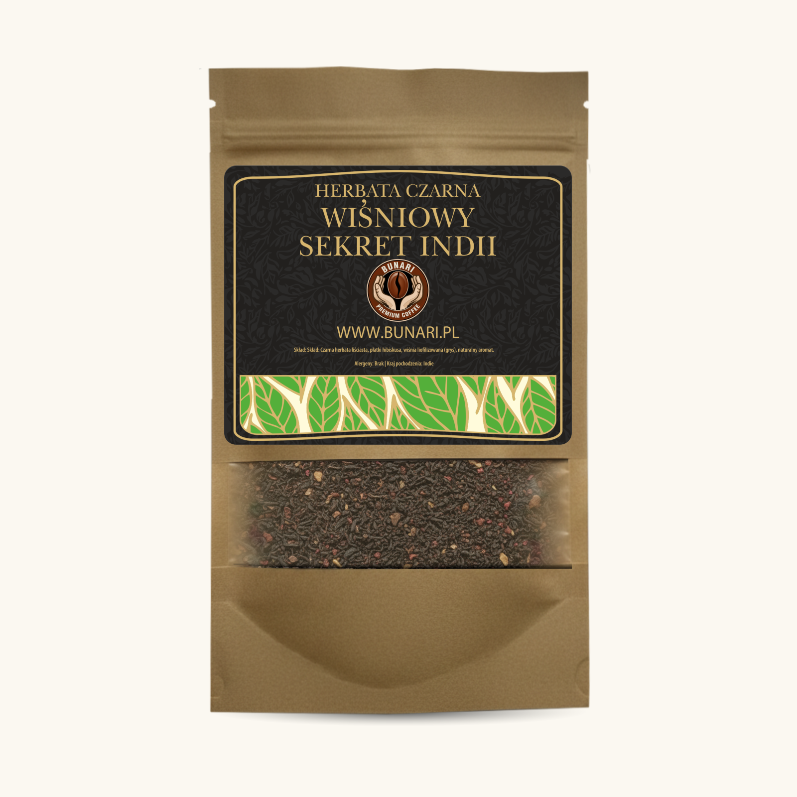 Czarna Herbata Wiśniowy Sekret Indii