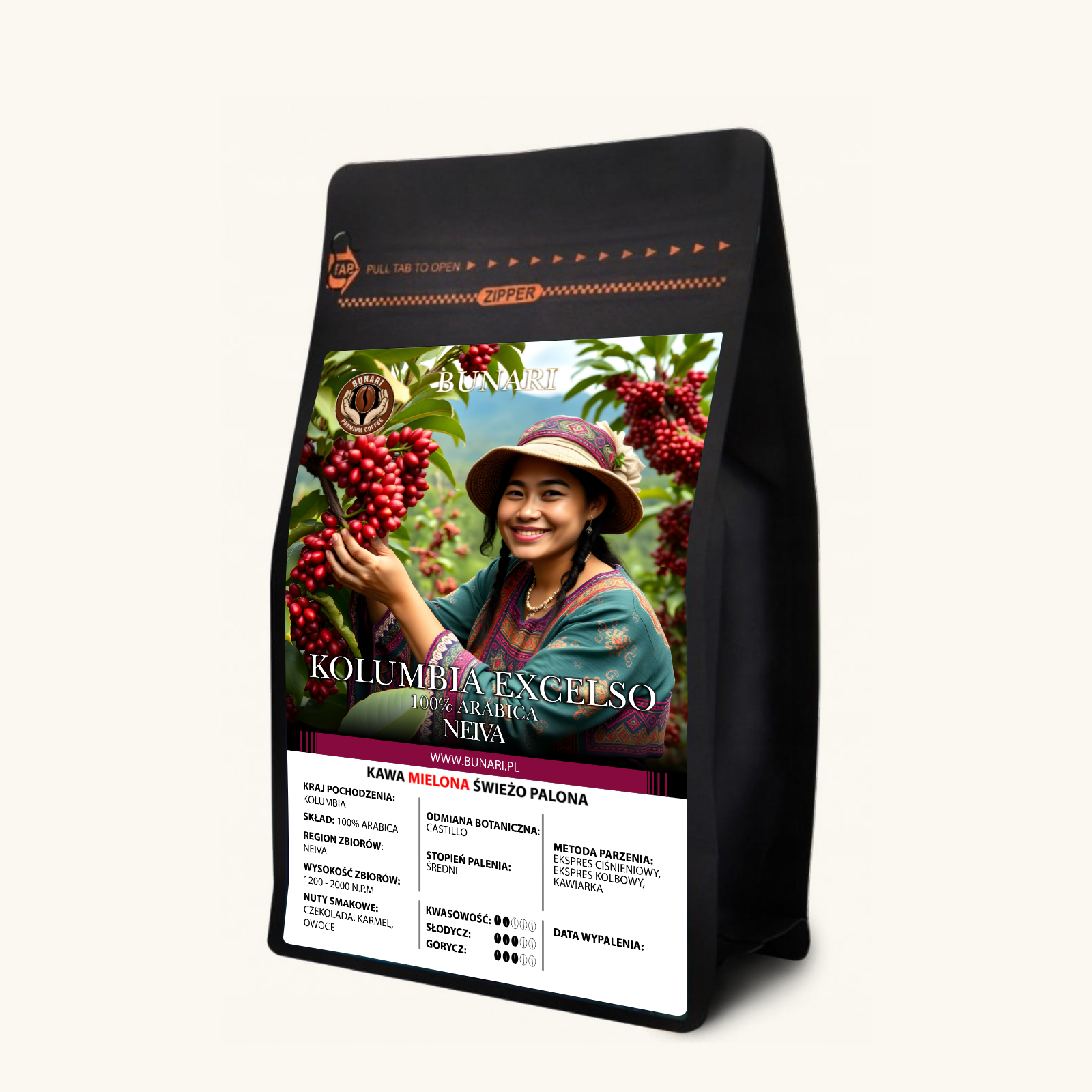 KOLUMBIA Excelso - Neiva 100% Arabica - MIELONA