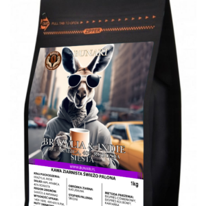 BRAZYLIA & INDIE - 60% Arabica & 40% Robusta Mix SIESTA