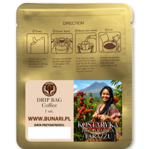 KOSTARYKA - TARRAZU 100% Arabica w filtrze Drip Bag